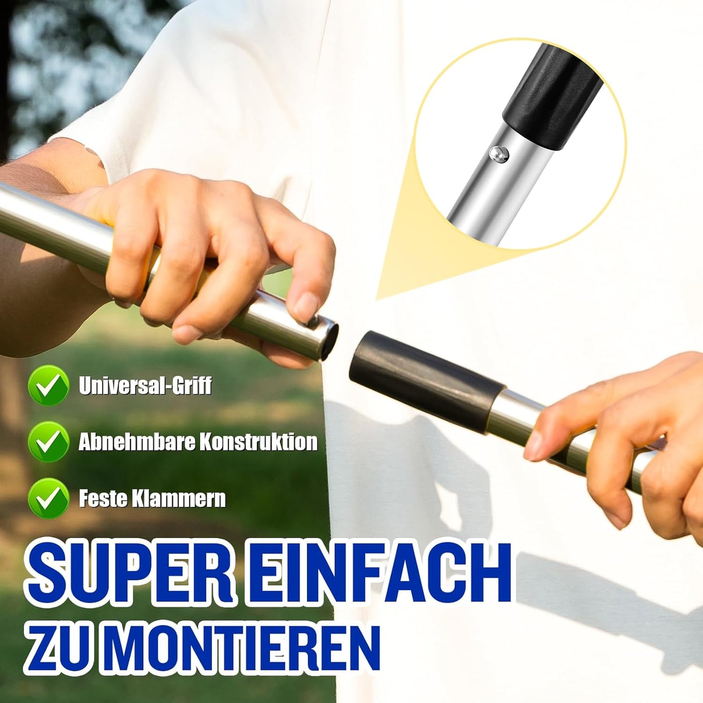 3-teiliges Hundekotschaufel-Set, Tablett+ Harke+Spaten