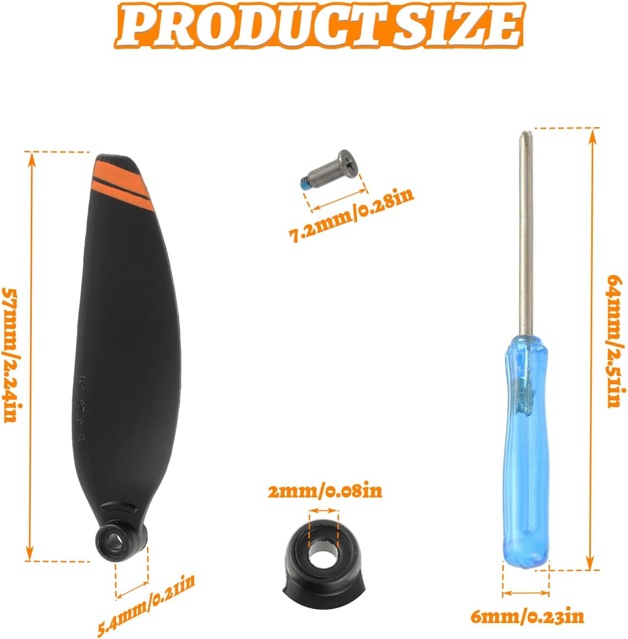 Ersatzpropeller-Set für DJI Mini Drohnen 24 Stück