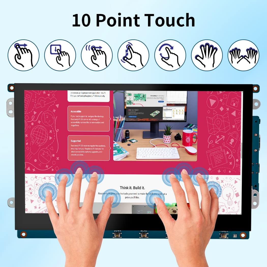 9 Zoll Raspberry PI Touchscreen Monitor