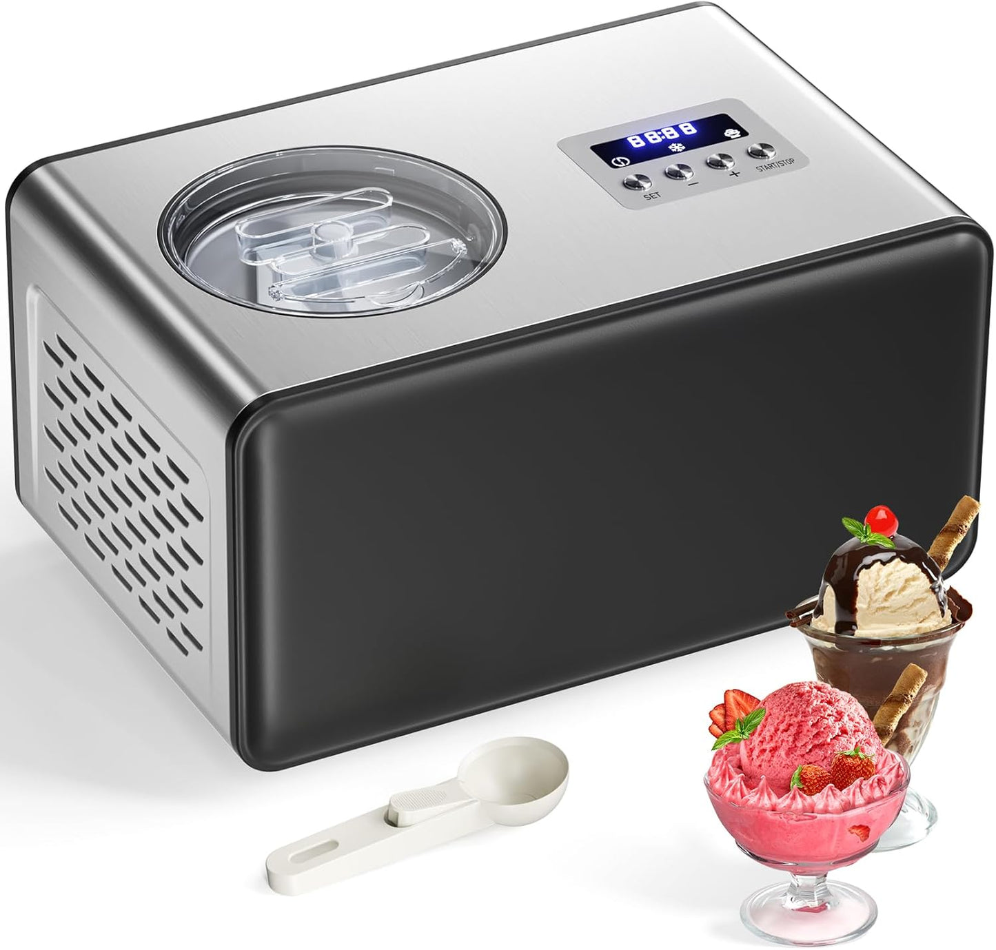 Eismaschine mit Kompressor