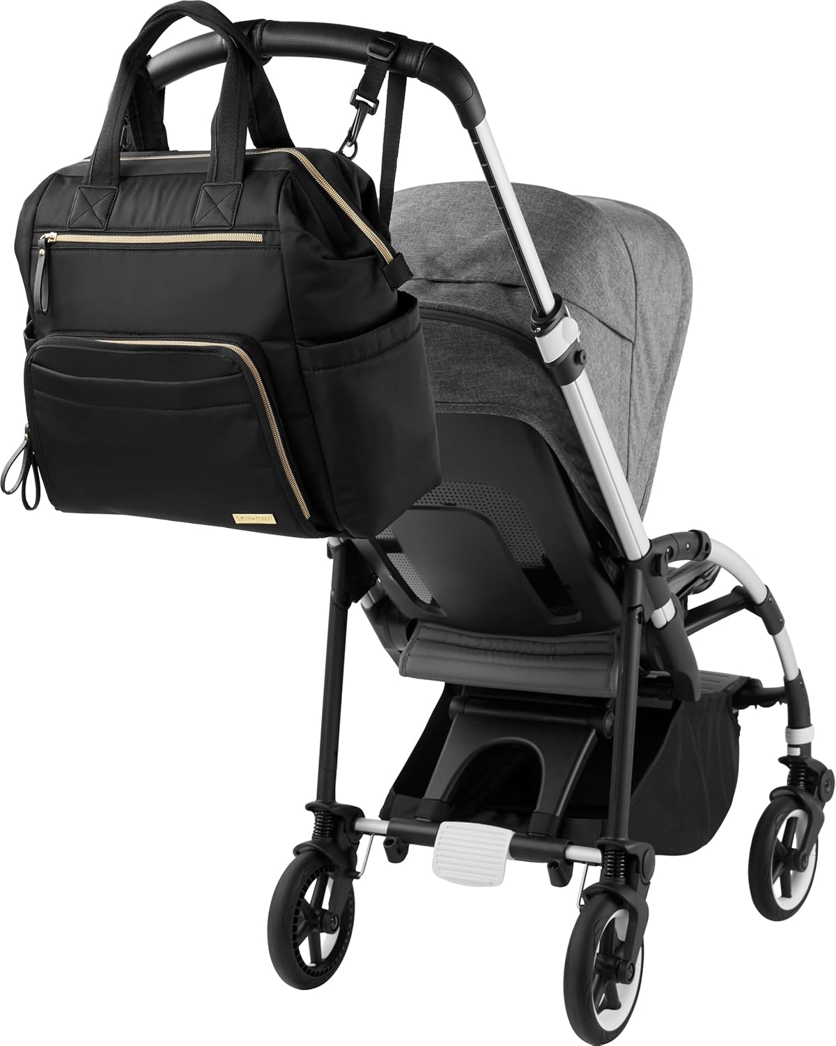 Mainframe Wide Open Wickelrucksack, Schwarz