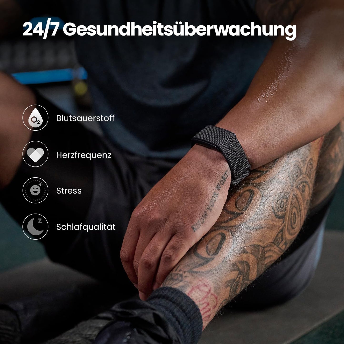 Smart Band Fitness-Tracker mit Herzfrequenz & 27 Sportmodi
