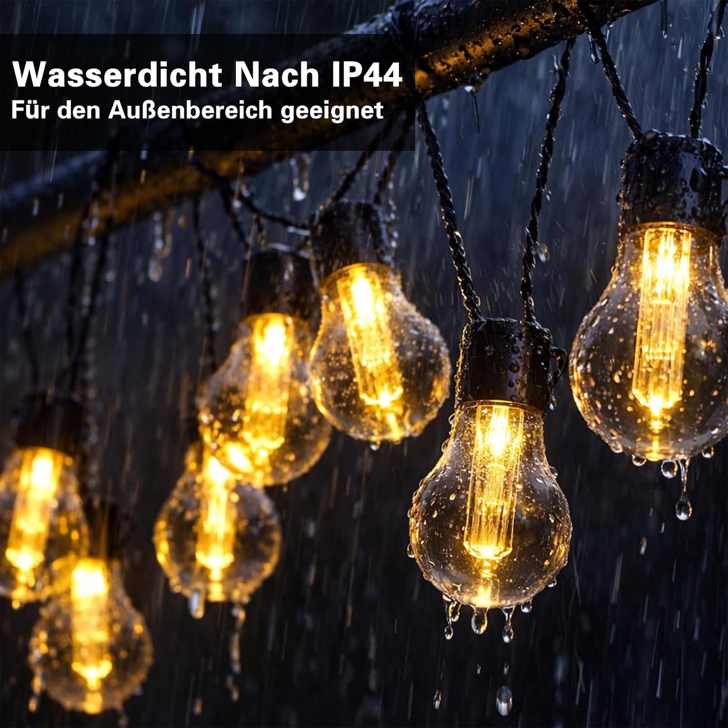 Solar Lichterkette mit 8 Modi