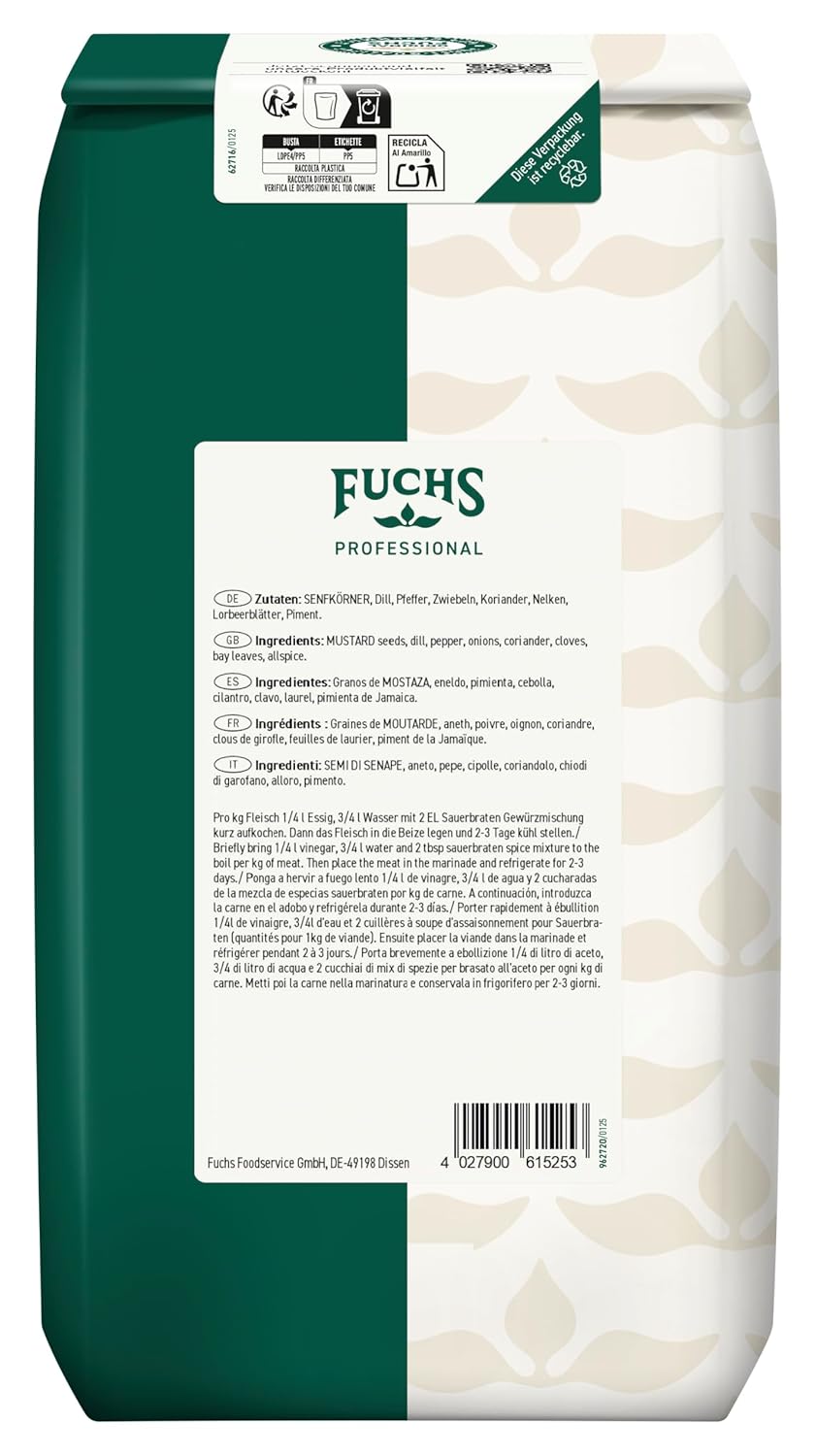 Sauerbraten Gewürzmischung für die Beize