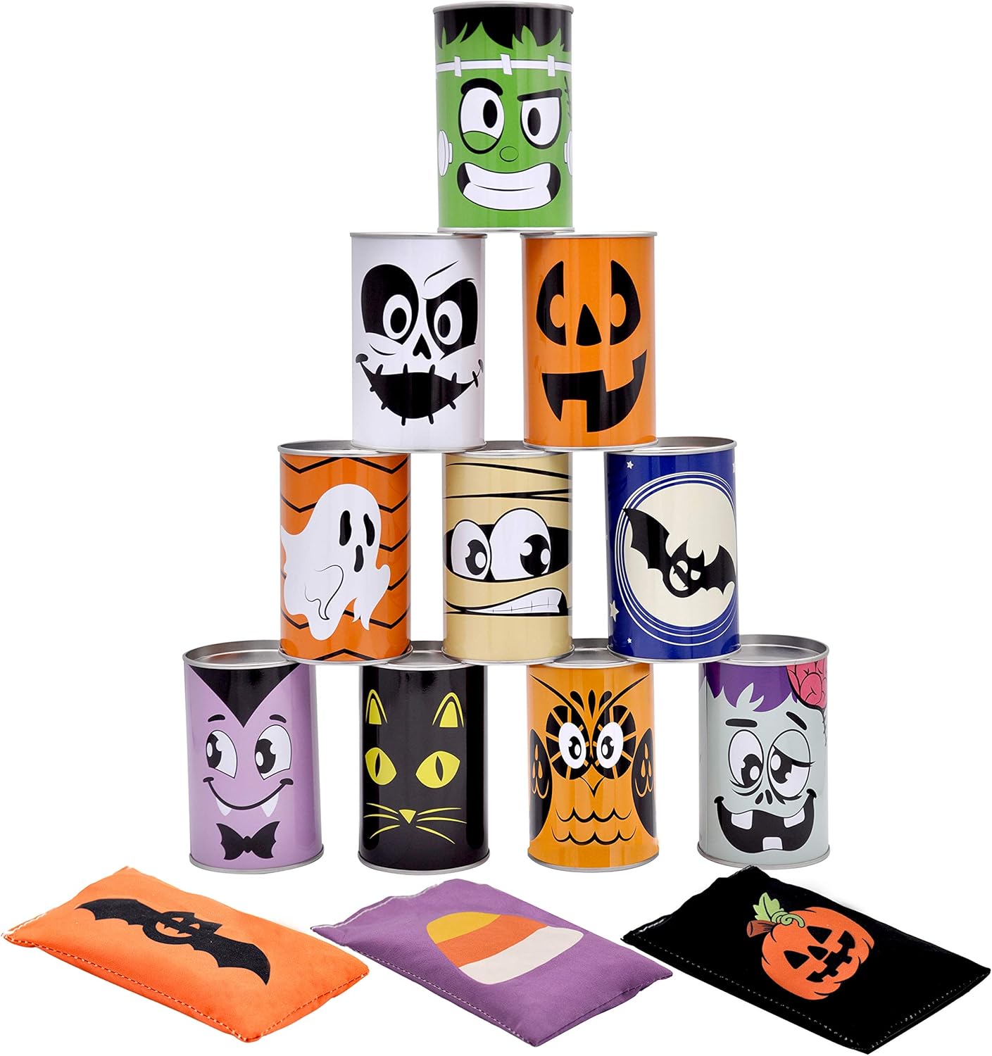 Halloween Karneval Dosenwerfen Spielset, Toss Game