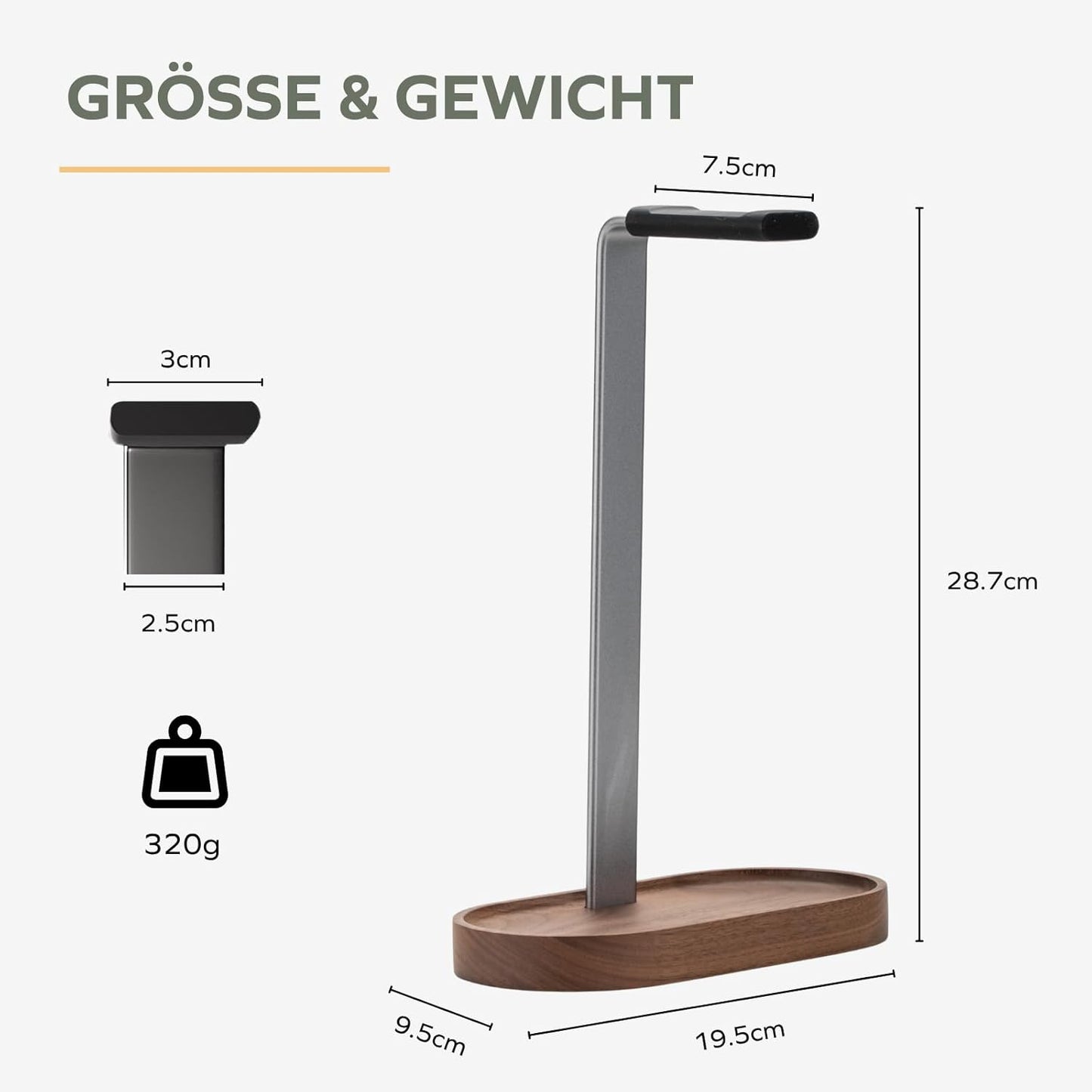 Universal Kopfhörerständer