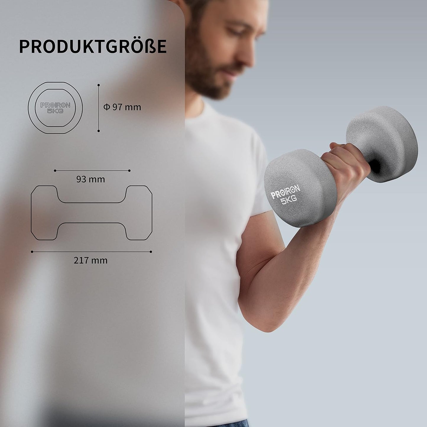 2er-Set Kurzhantel (5 kg), 2 X 5KG