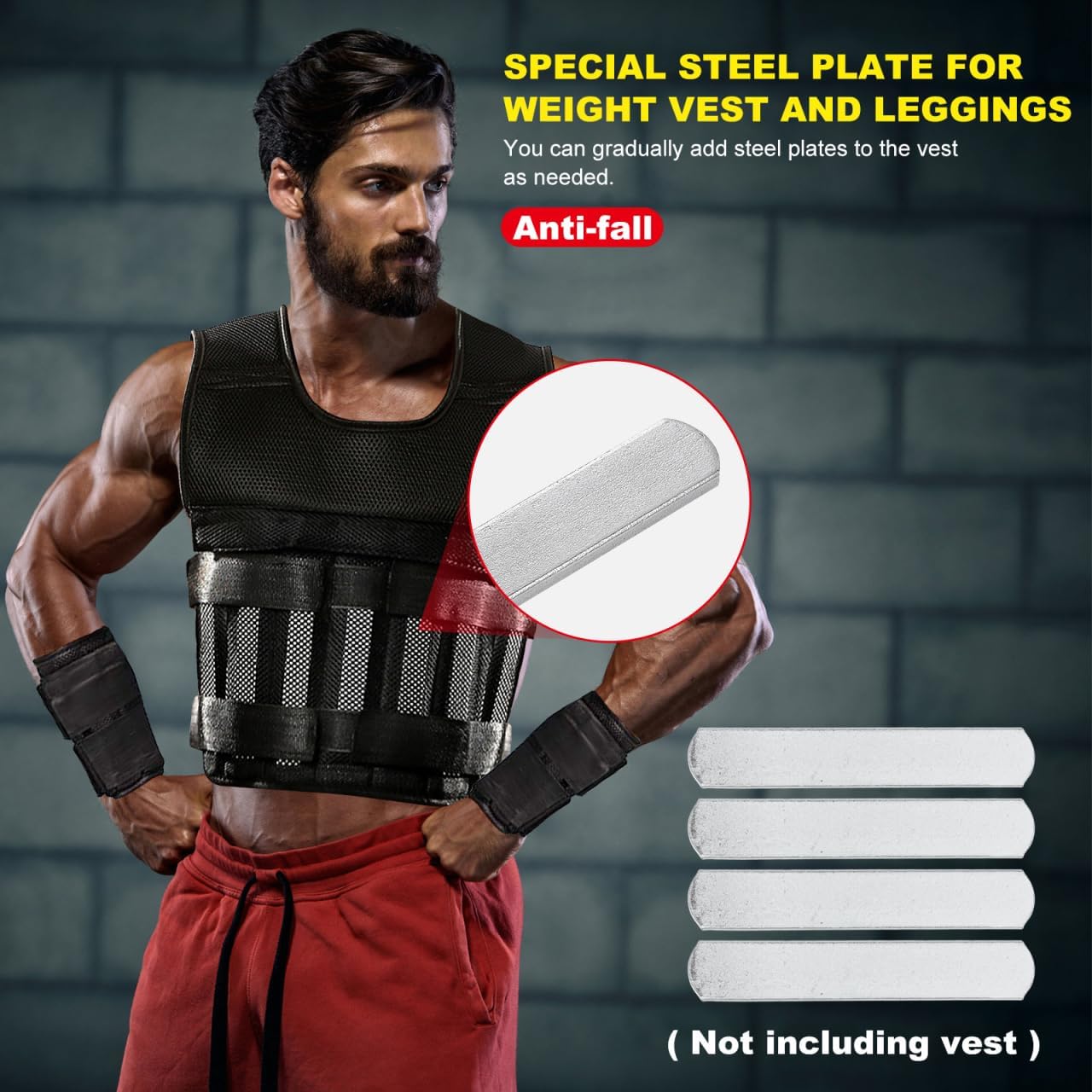 Gewichtsplatten-Set für Fitness & Krafttraining (10 Stück)
