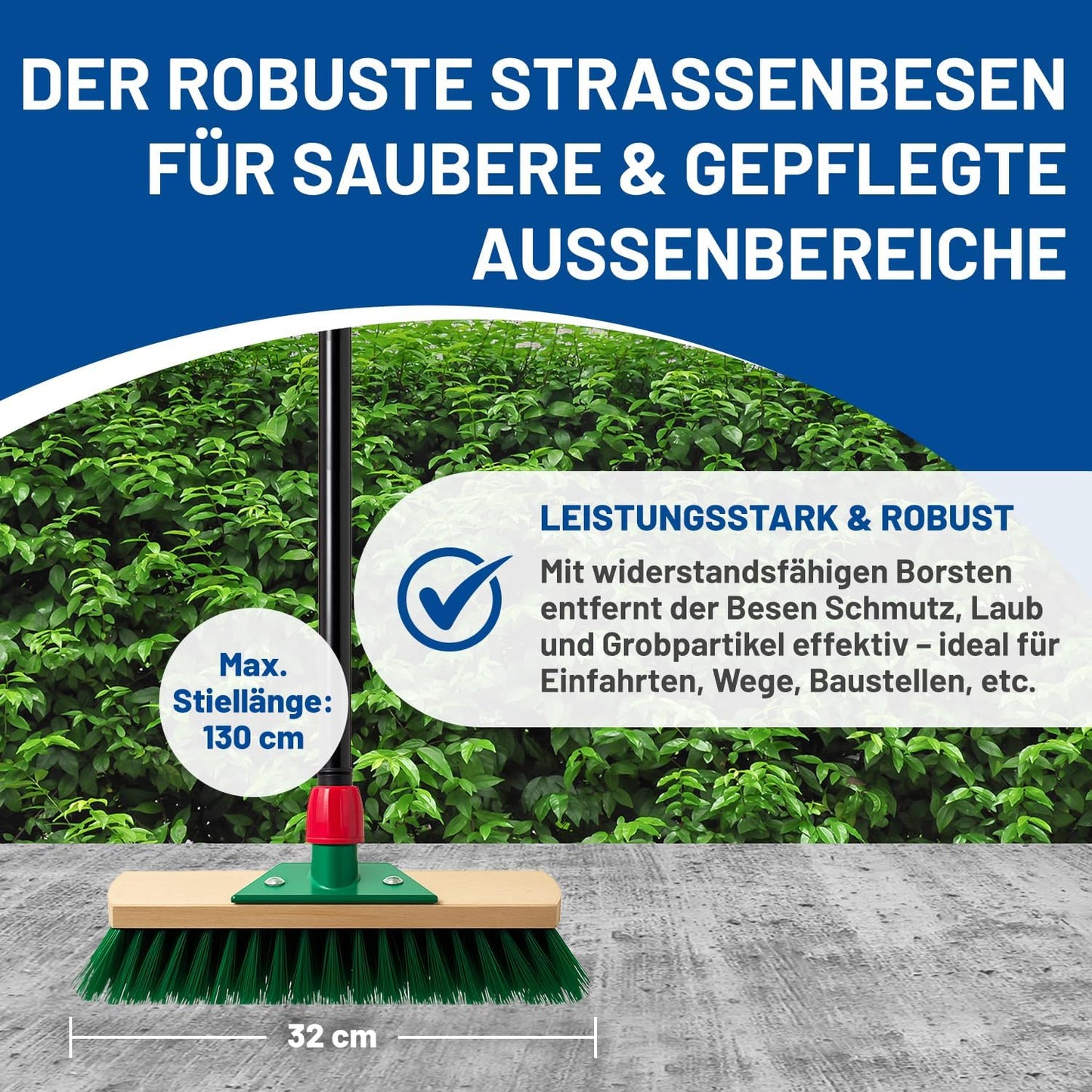 3-teiliges Gartenwerkzeug-Set für Laubpflege, 3-teiliges Garten-Set