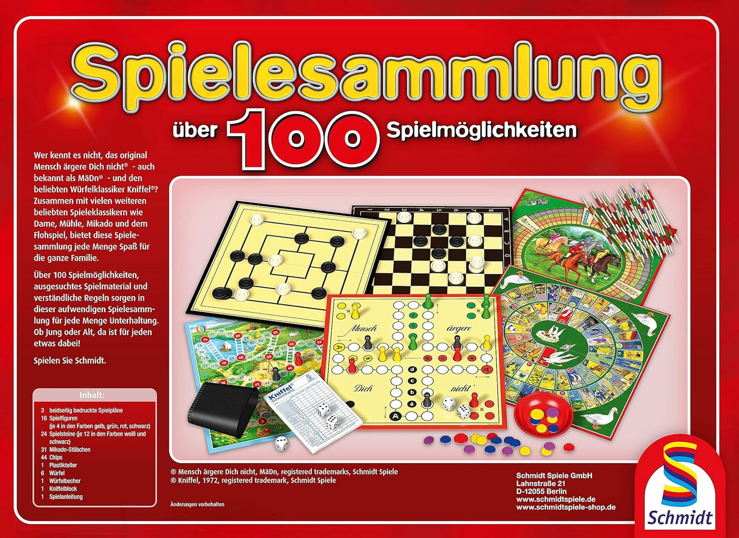 Spielesammlung über 100 Spiele, Single
