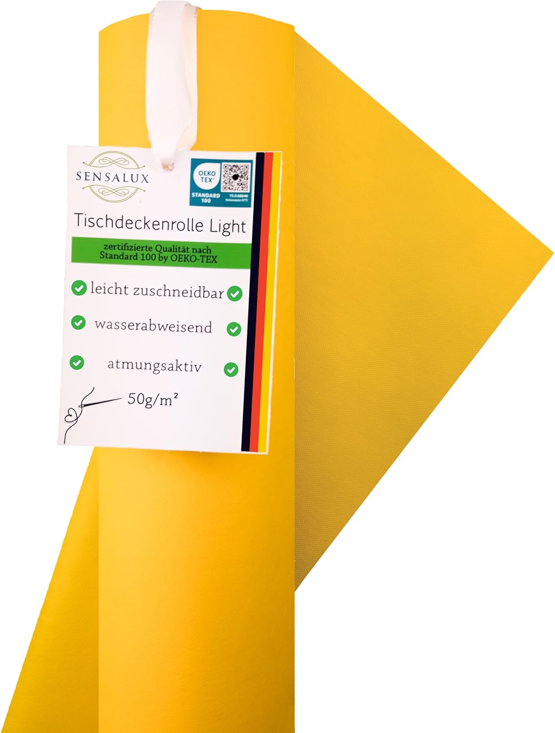 Zuschneidbare Tischdeckenrolle Light, Gelb