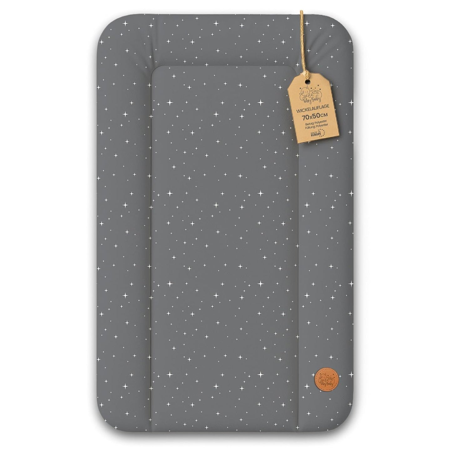 Wasserdichte Wickelauflage für Wickeltisch, Galaxie B Modell 2: 70 x 50 cm
