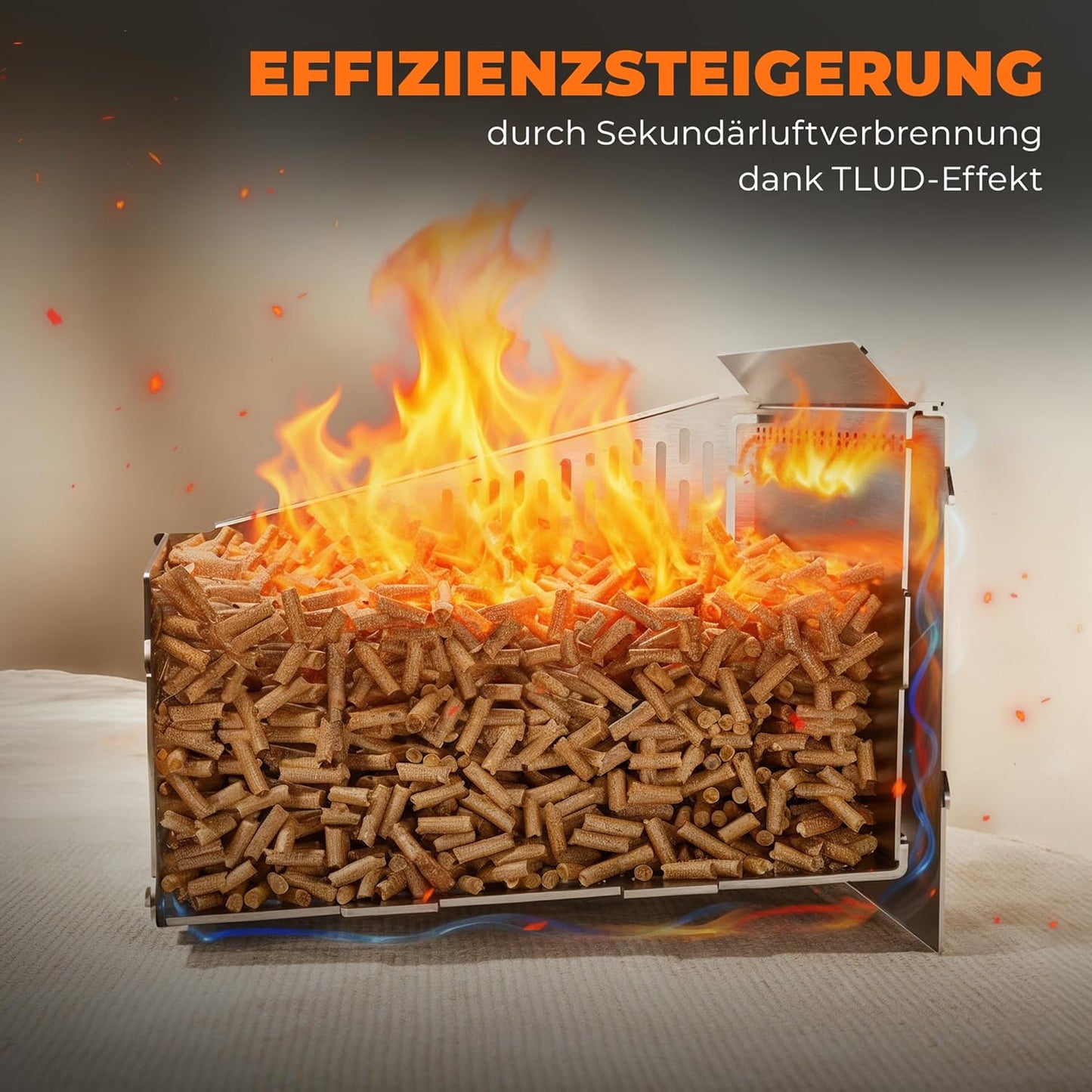 Hitzeresistenter Pelletkorb