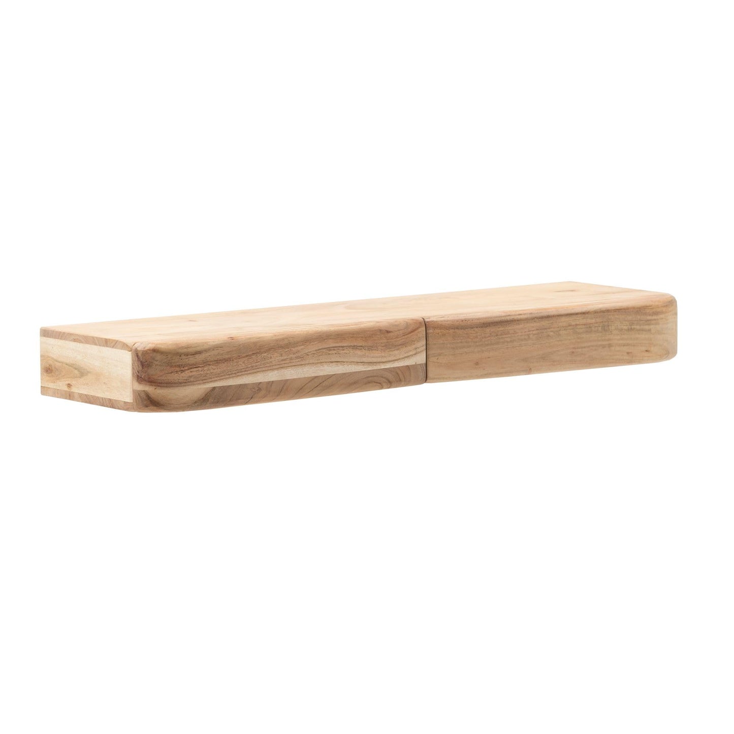 Wandregal mit Schubladen, 80 cm