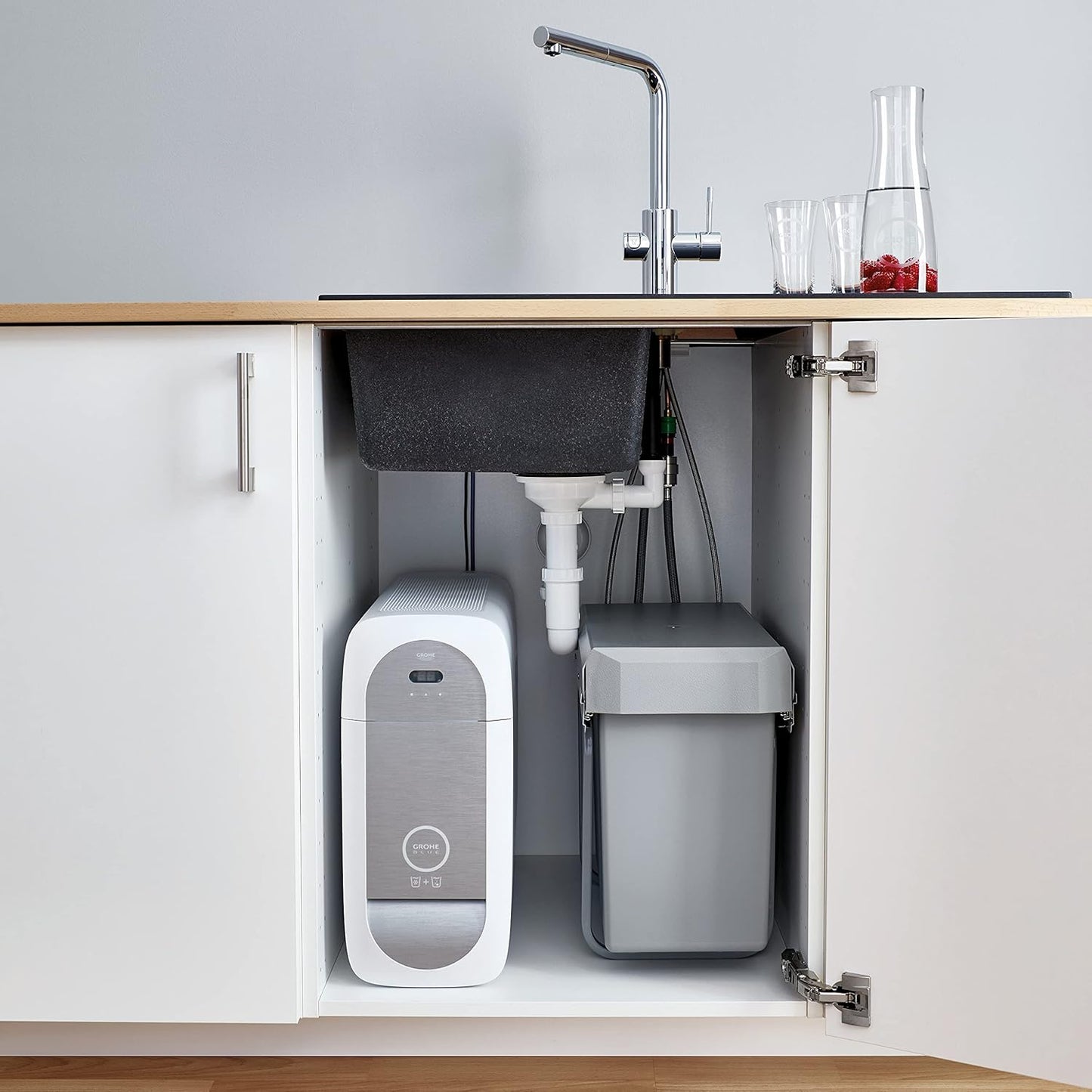 Mülltrennsystem, Trennung 2-fach 30 cm - 15 l / 15 l