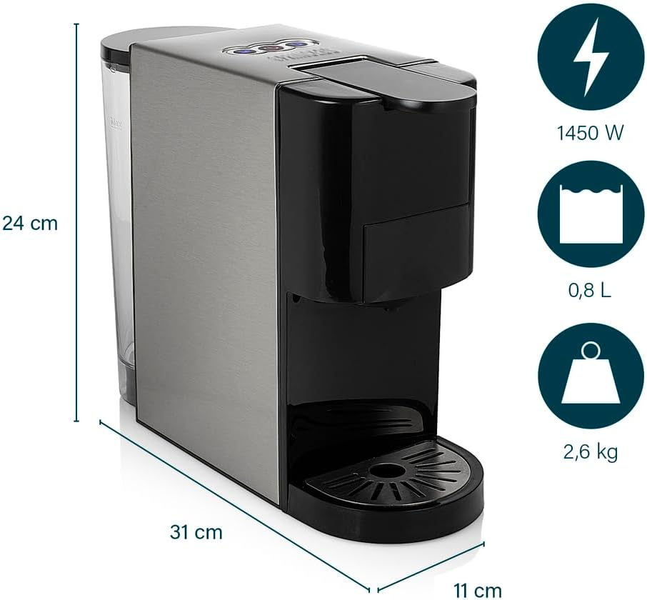 Multikapsel-Kaffeemaschine 4-in-1