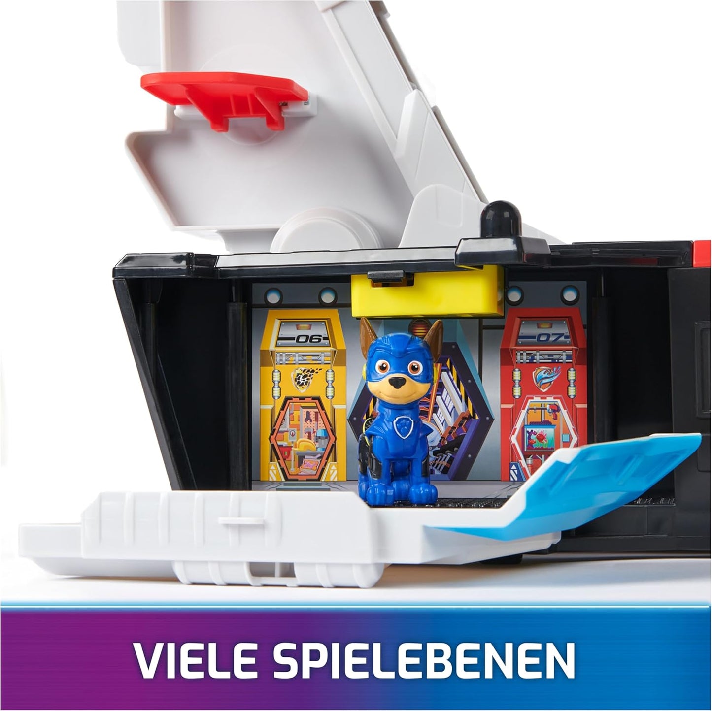 Mighty Kinofilm Hauptquartier Spielset mit Fahrzeug