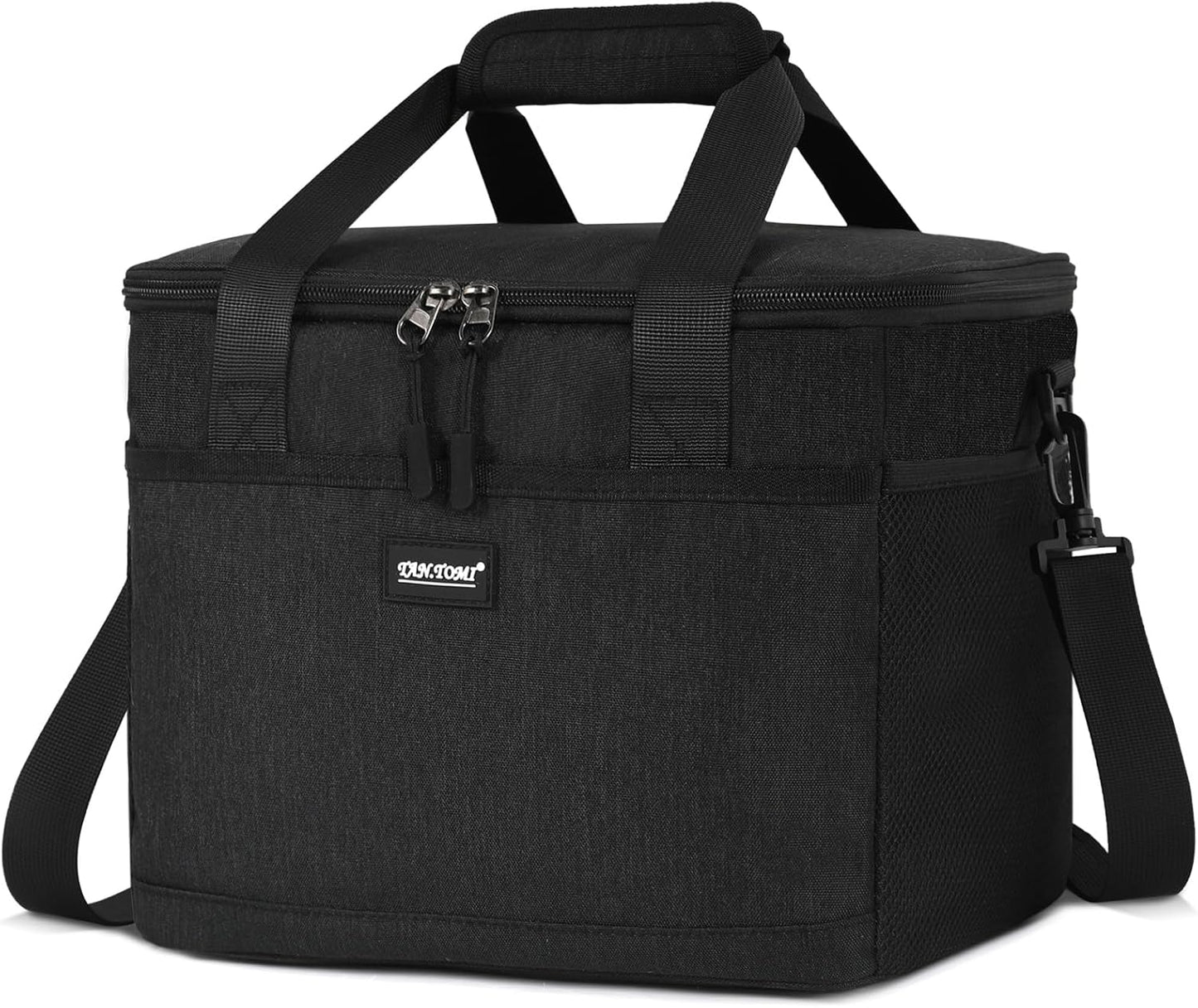 Faltbare Kühltasche, 15L Schwarz