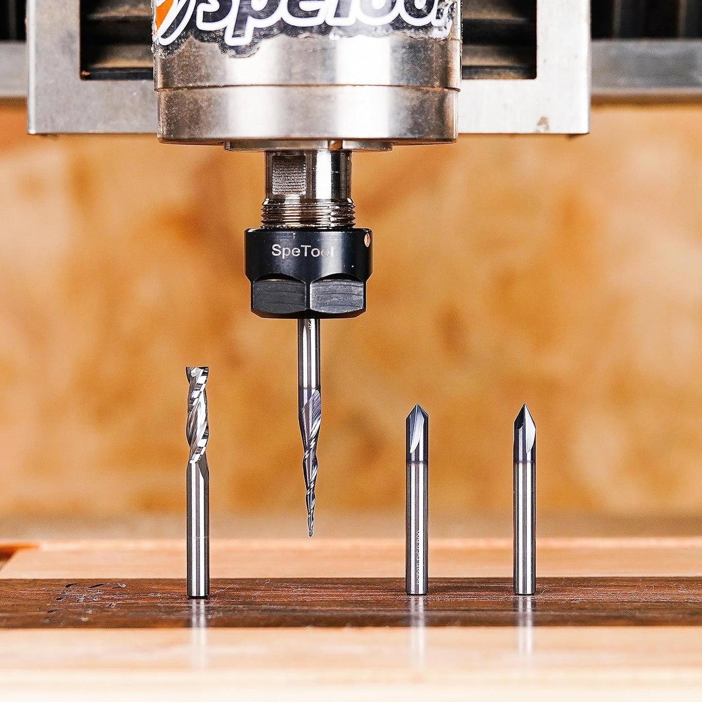 4-teiliges Fräserset für Holzgravur WD-1-2
