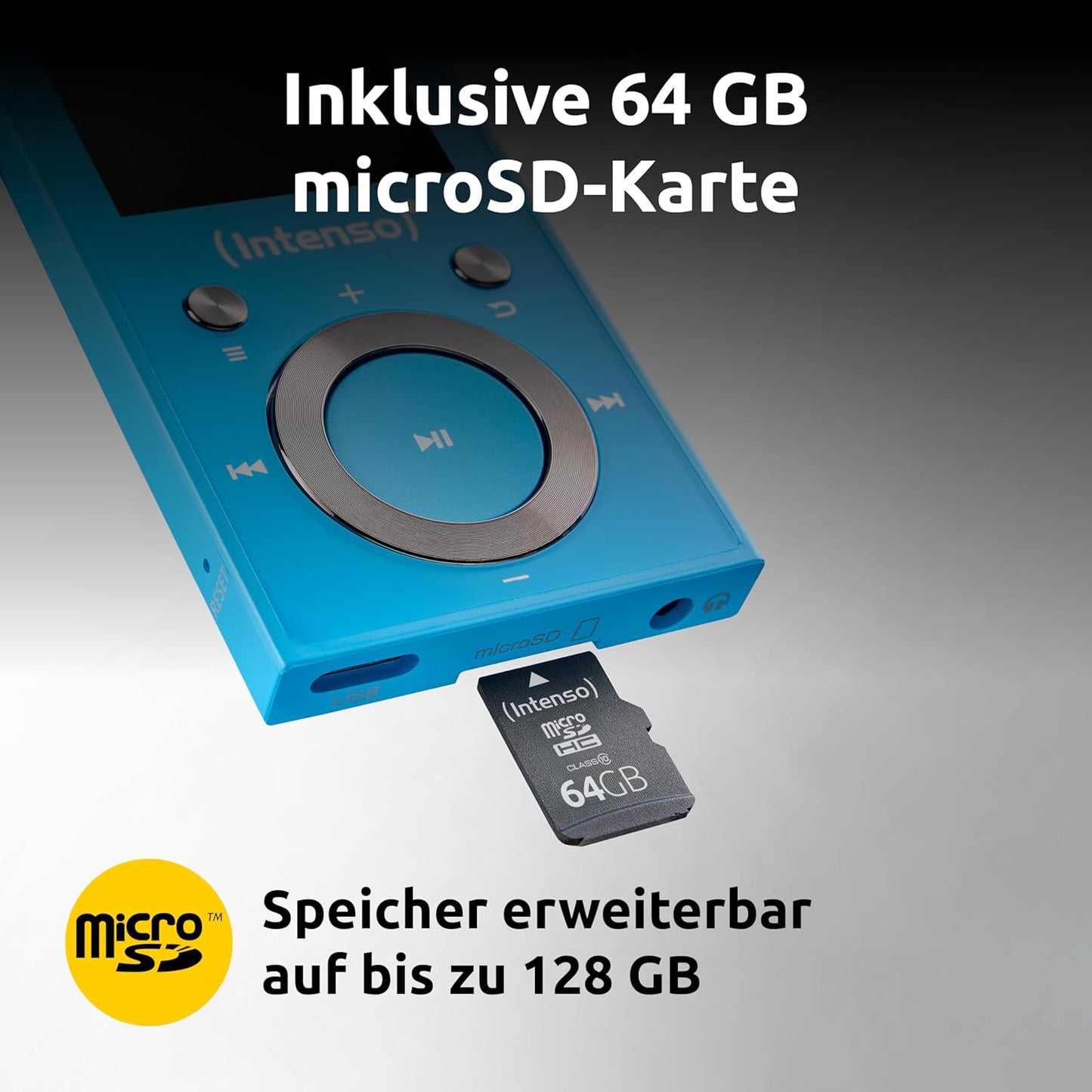 MP3-Videoplayer, blau