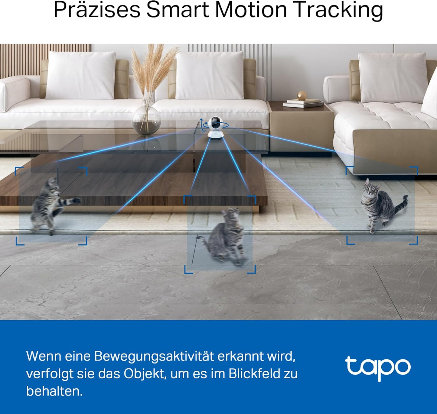 360°-WLAN-Überwachungskamera, 4MP
