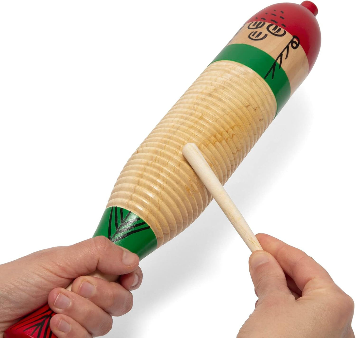 Güiro aus Holz, Single