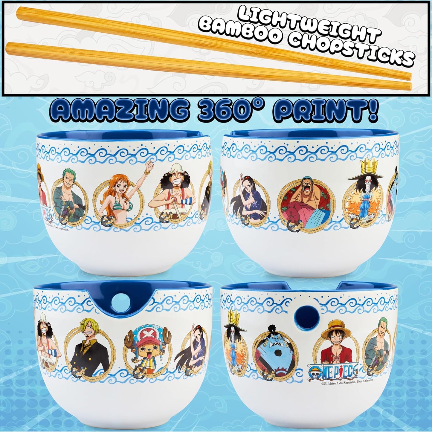 One Piece Ramen-Schüssel-Set, Multi One Piece