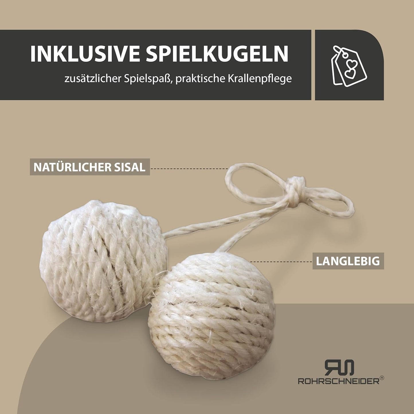Moderner Kratzbaum Wolly, Cordstoff breit salbei