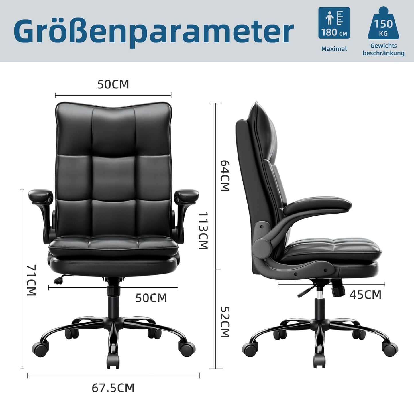 Chefsessel, Schwarz