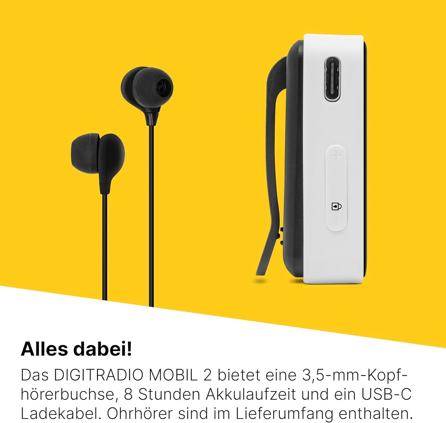Portables DAB+ Mini-Radio