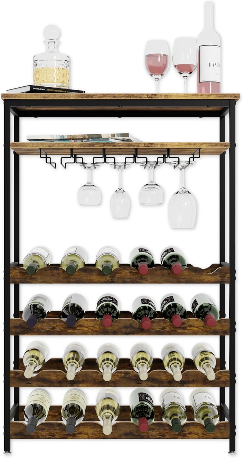 Weinregal mit Glashalter Loft 2-24, LOFT 2-24