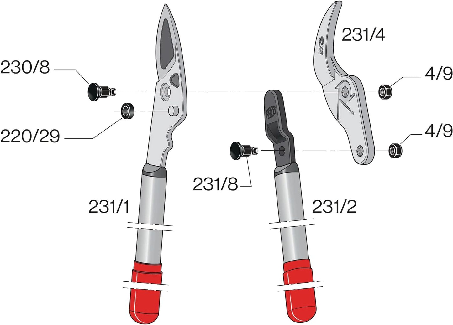 Astschere F231