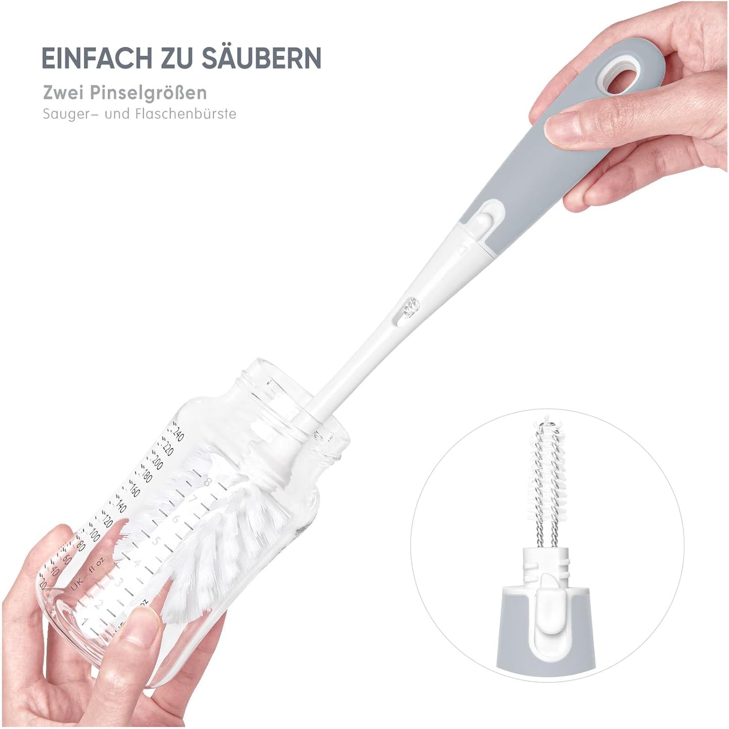 Reise-Trockengestell für Babyflaschen, Weiss&reisen