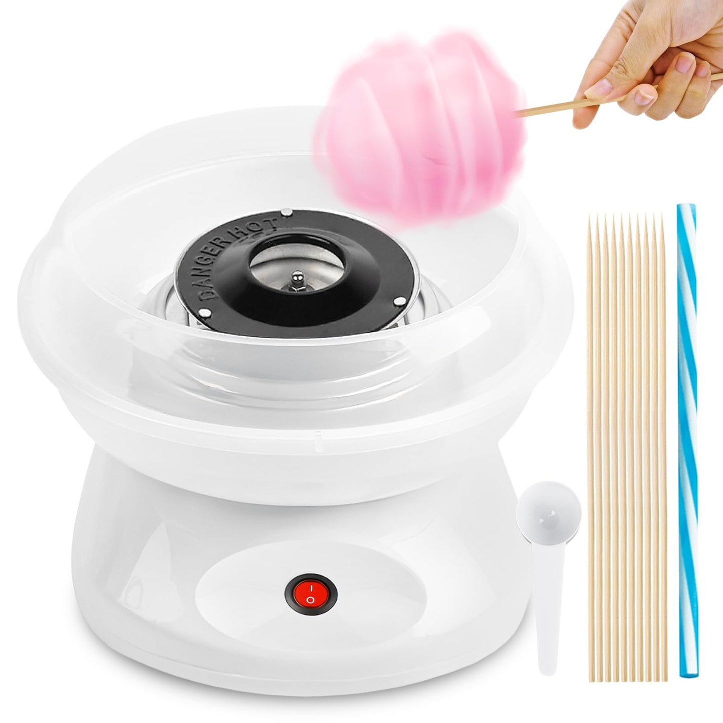 Zuckerwattemaschine mit Zubehör