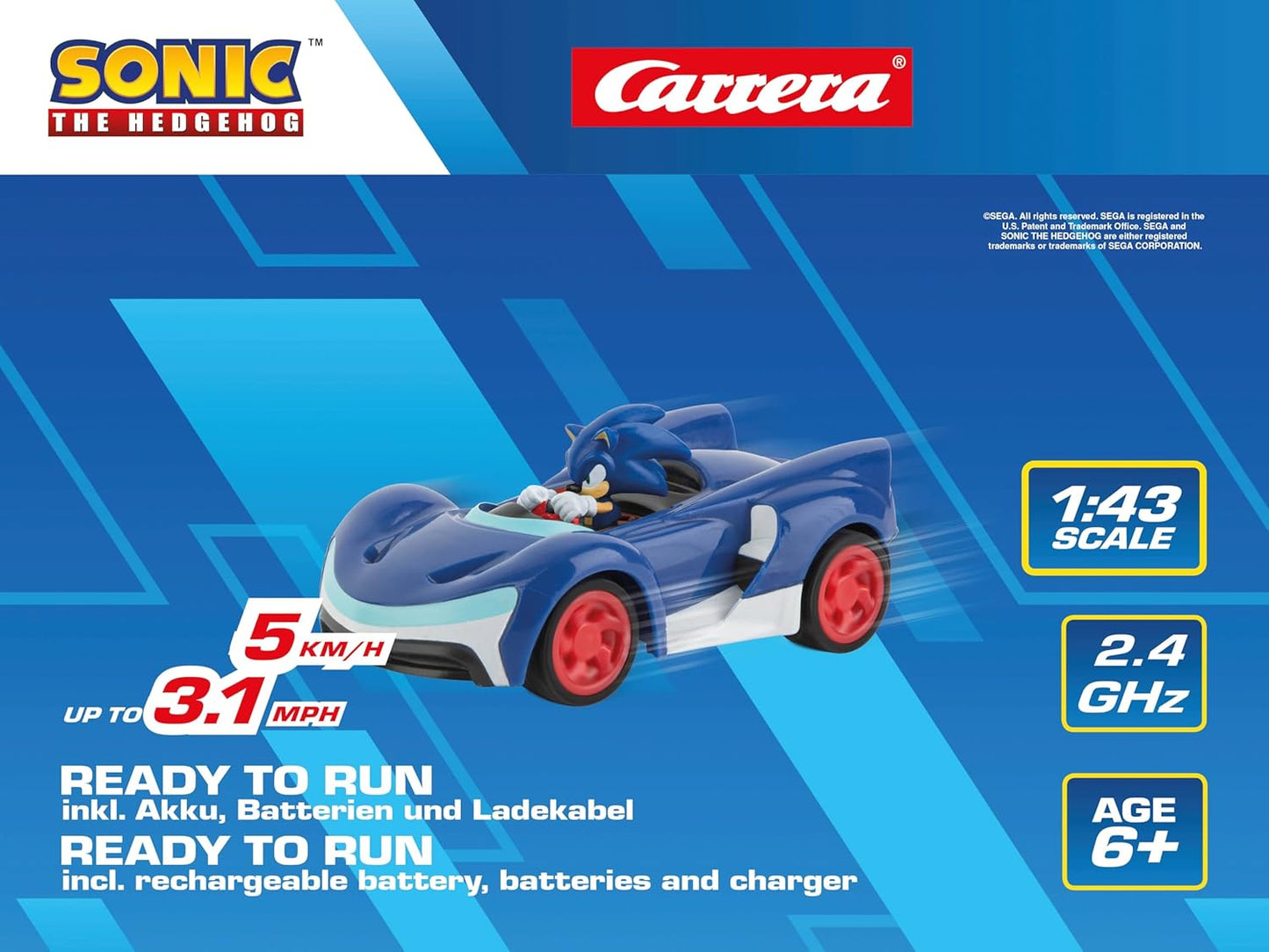 Team Sonic Racing Mini RC, 1:43