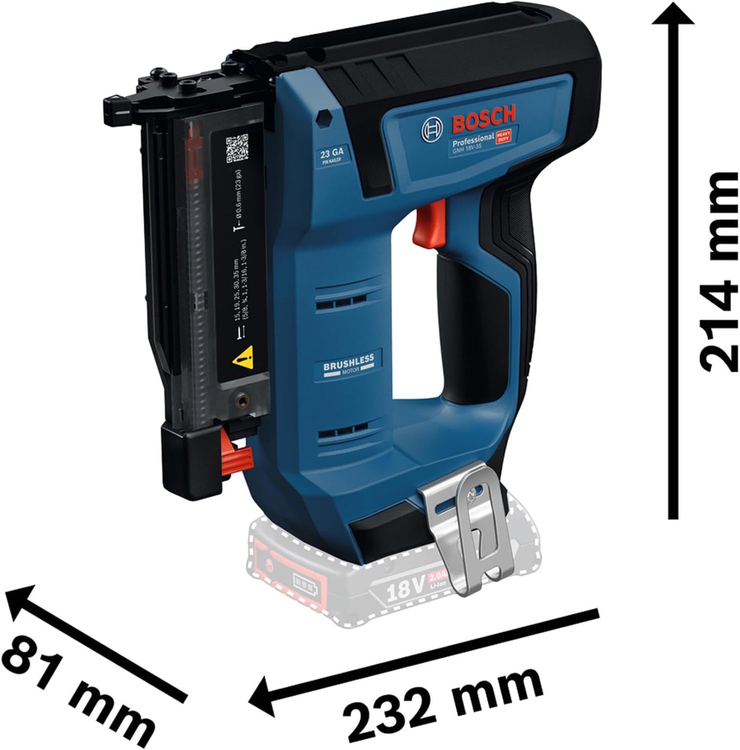 Akku-Holznagler GNH 18V-35