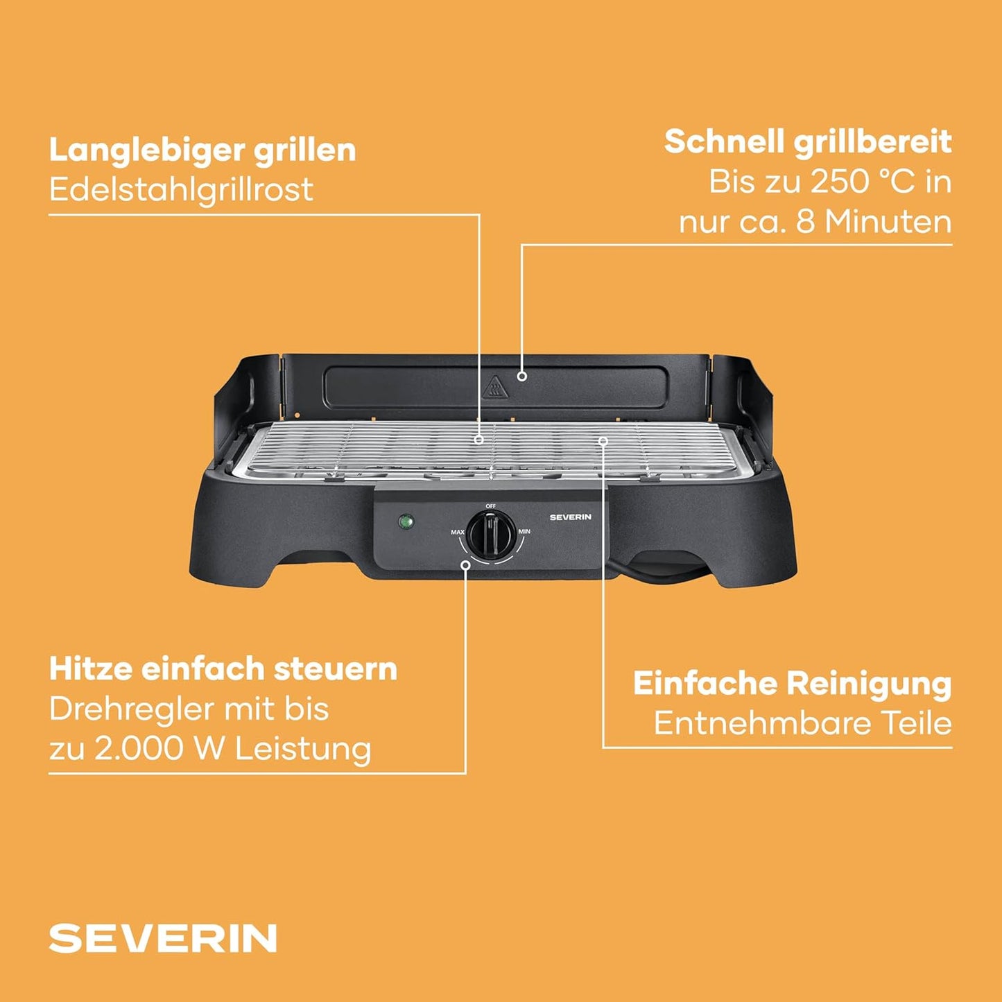 PG 8593, NEU 2026: Edelstahl-Grillrost