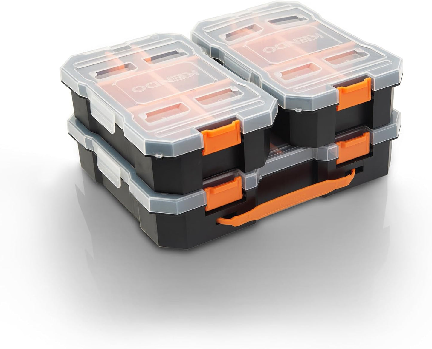 3-teiliges Sortierboxen-Set für Kleinteile, 32 Fächer Set 3-teilig