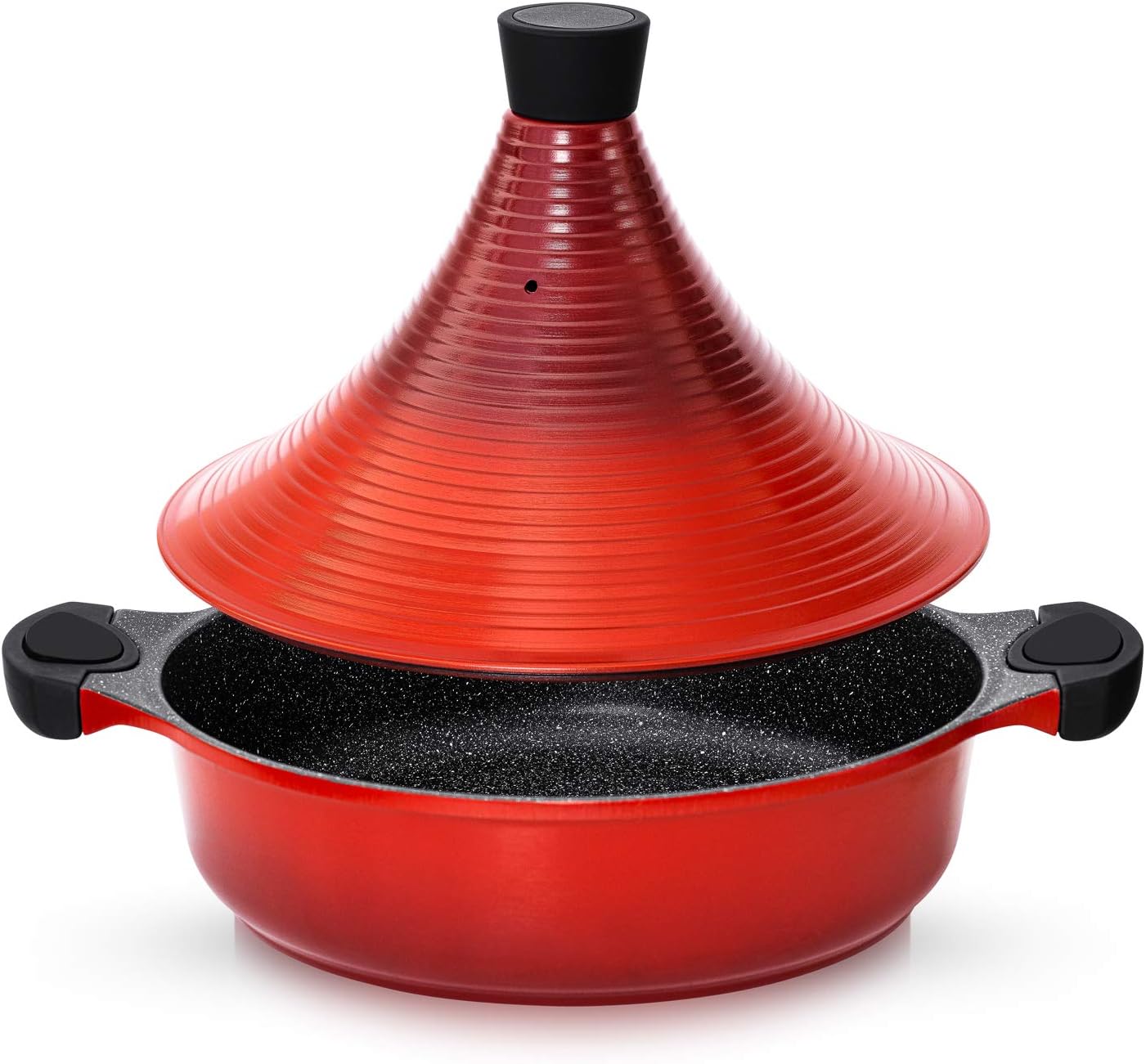 Tajine Topf für alle Herdarten, Rot