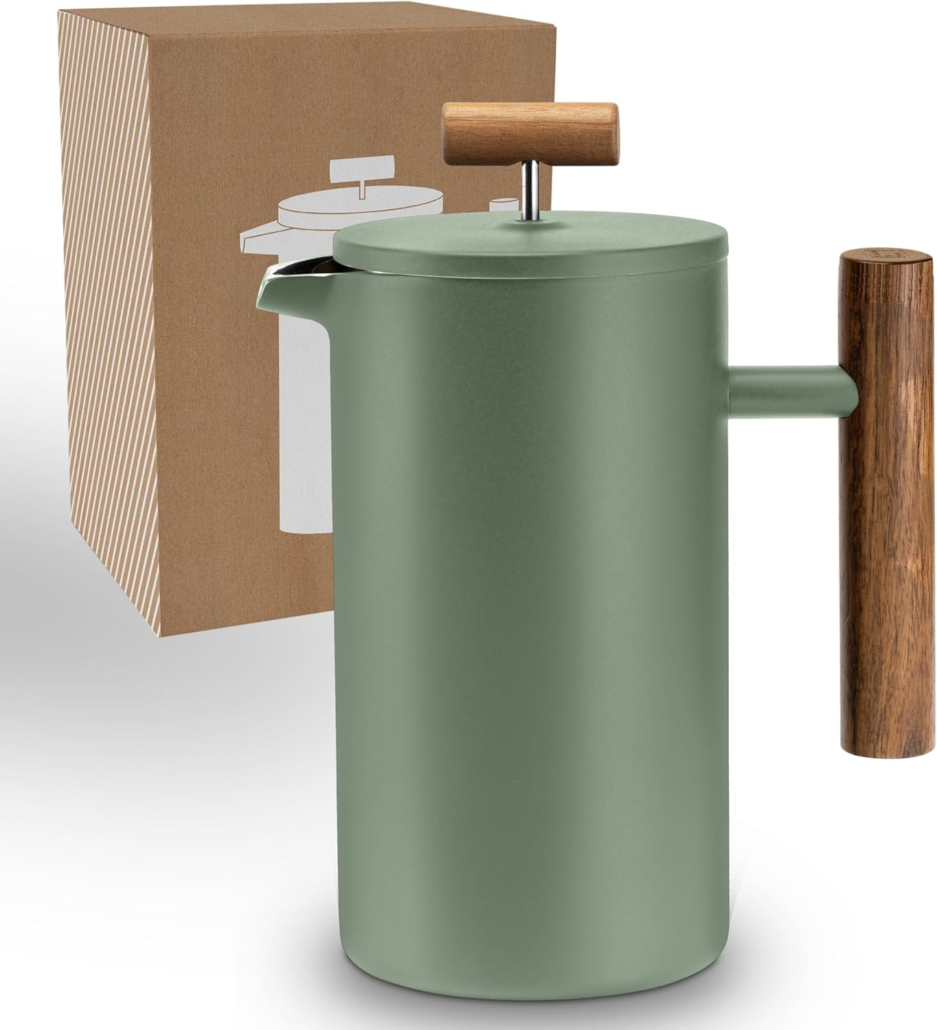 Thermo French Press, 0,6l (3 Tassen) Moss Green
