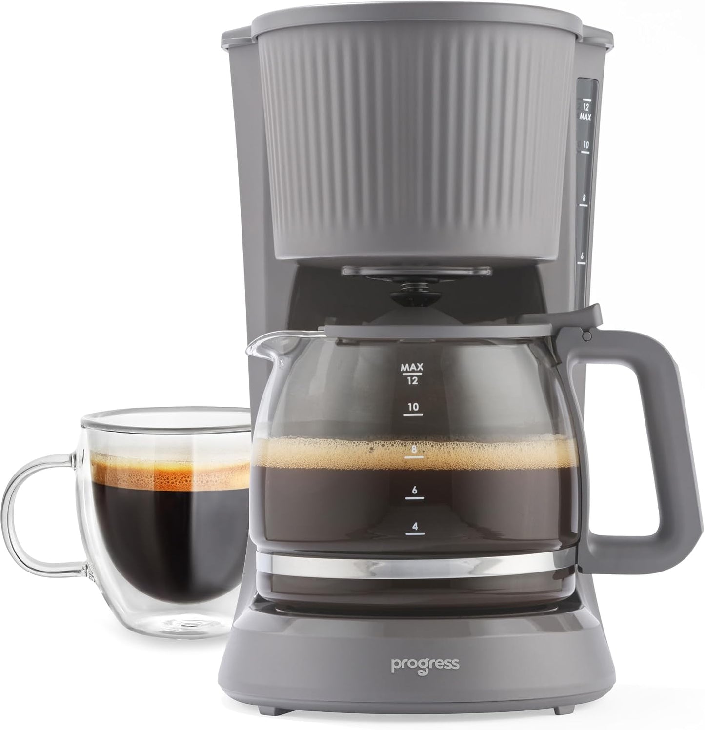Filterkaffeemaschine mit Glaskanne und Warmhaltefunktion, Kaffeemaschine