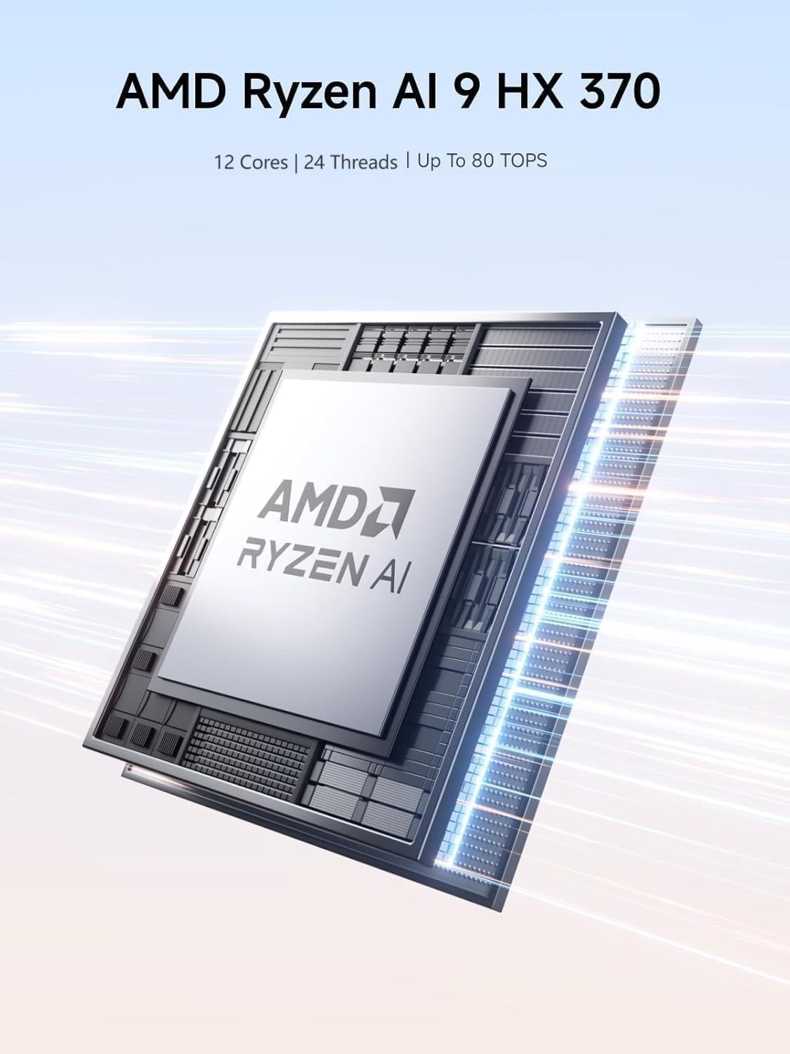 AI X1 Pro Mini PC mit Ryzen 9 HX370 Prozessor, X1 Pro(32+1TB)