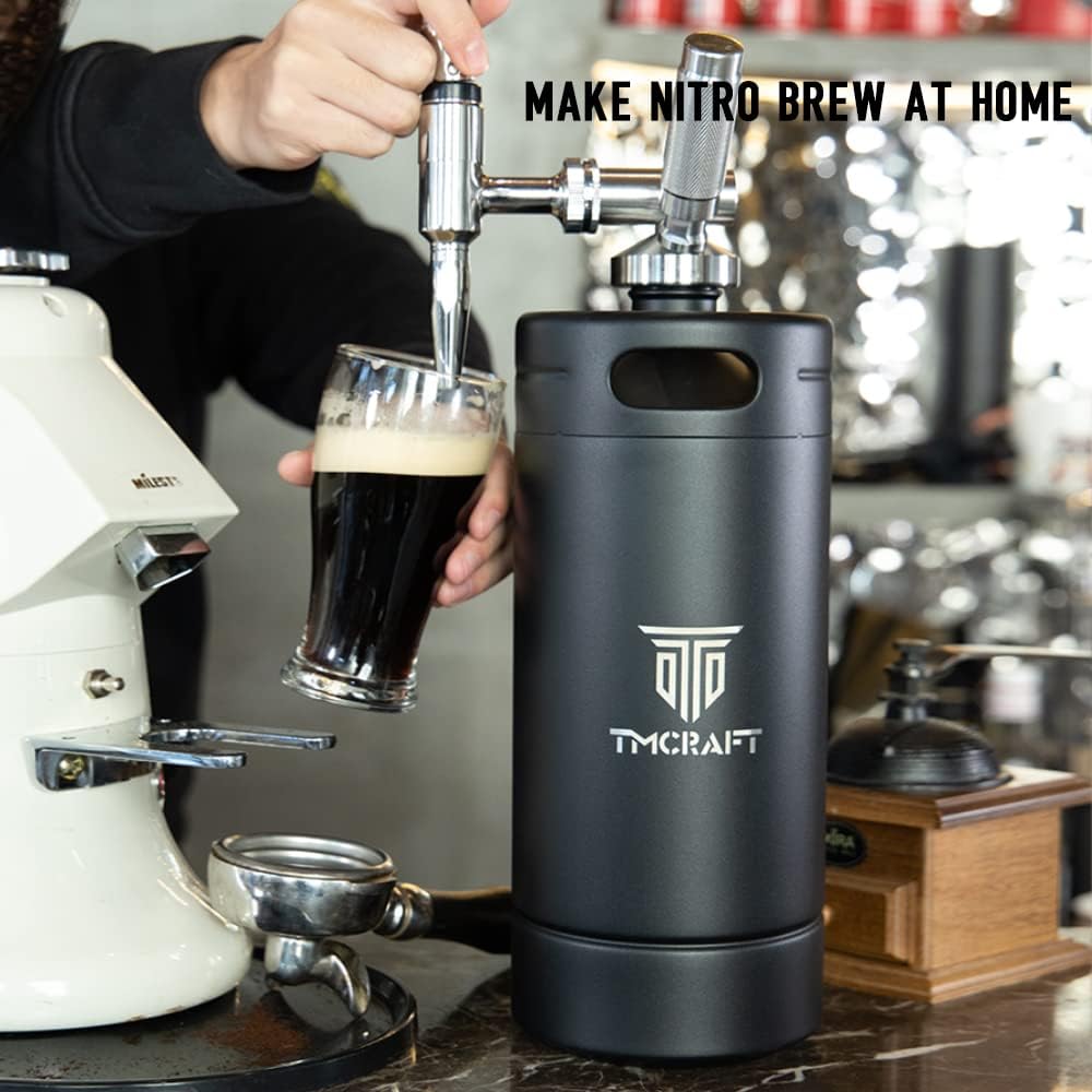Nitro Cold Brew Kaffeemaschine mit Edelstahlhahn