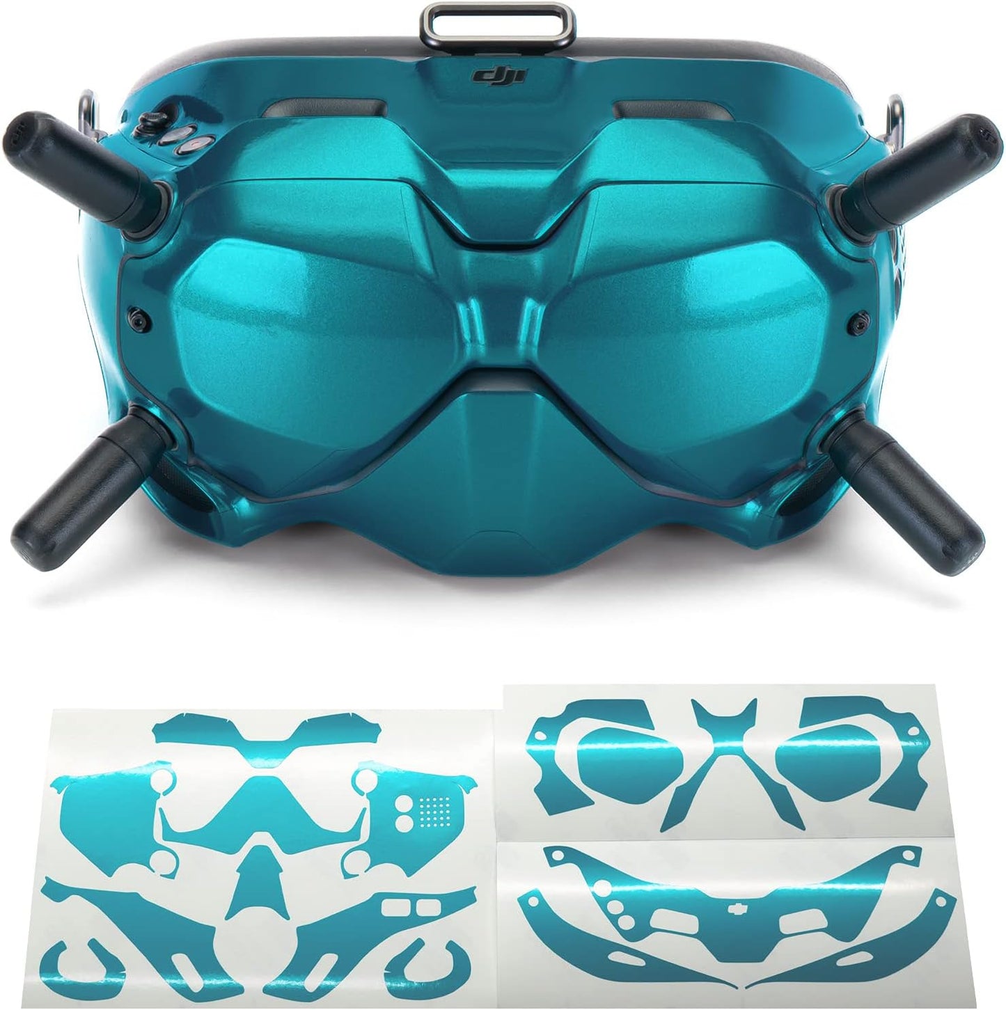 Schutzfolie für DJI FPV Goggles V2, Caribbean Blue