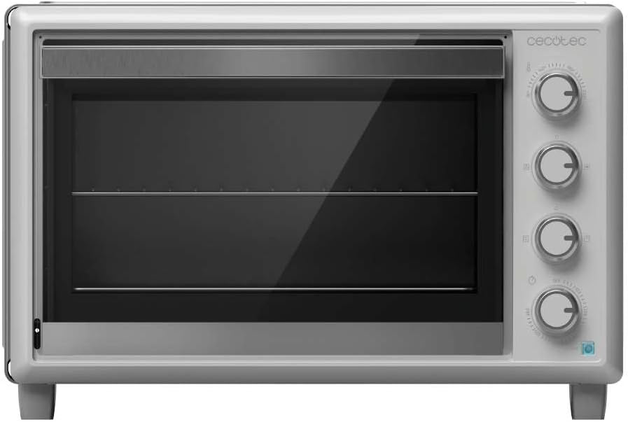 Mini-Ofen 60L mit Drehspiess (12 Funktionen), Weiss 60L | 2200 W