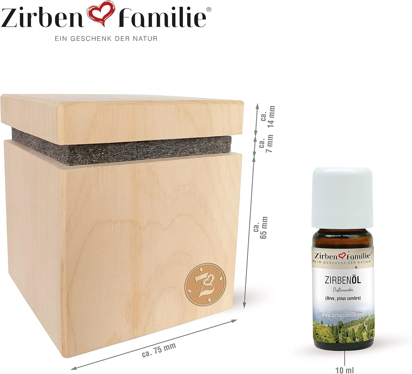 Zirbenwürfel, Premium Würfel Single