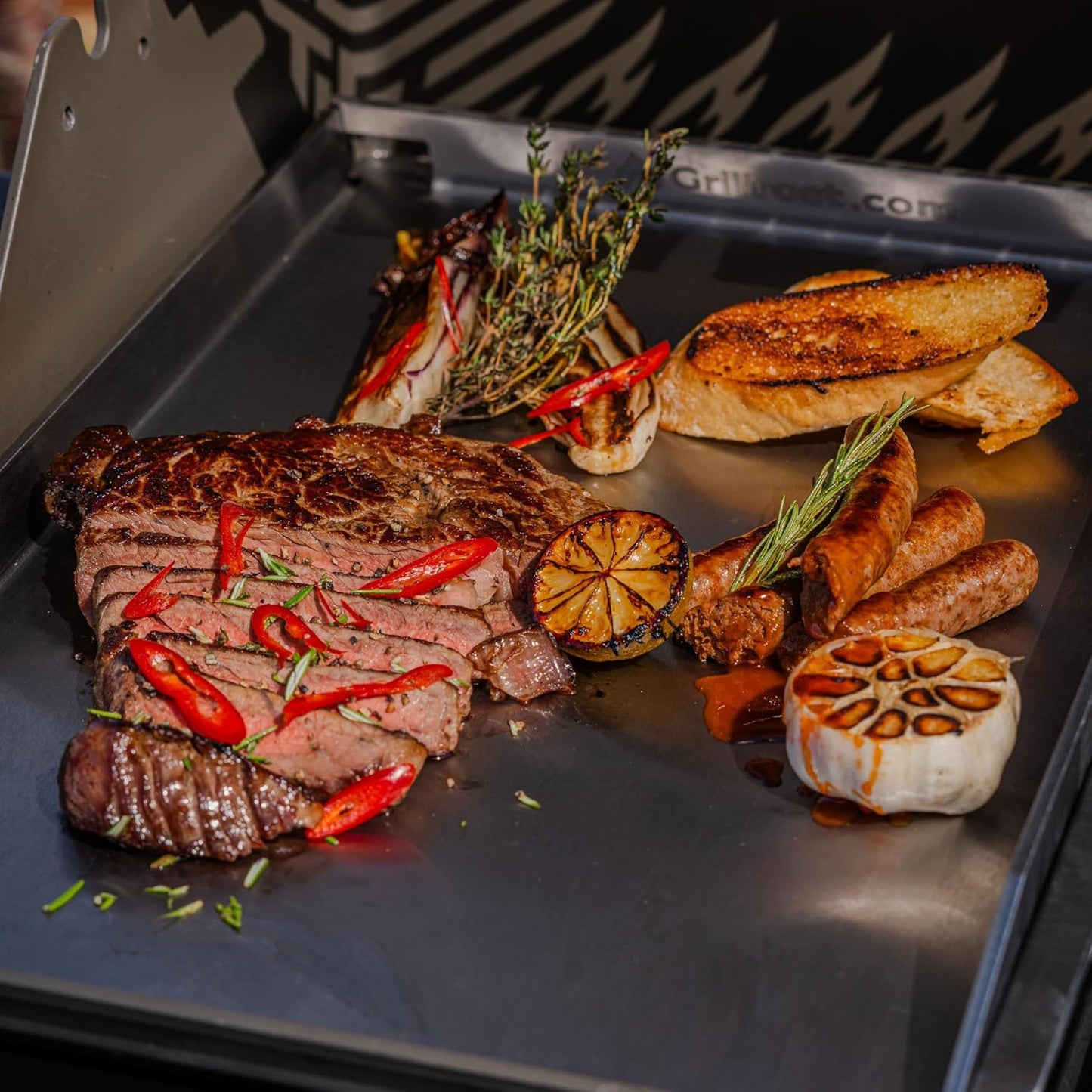 Grillplatte Plancha, 45x30cm - Freestyle