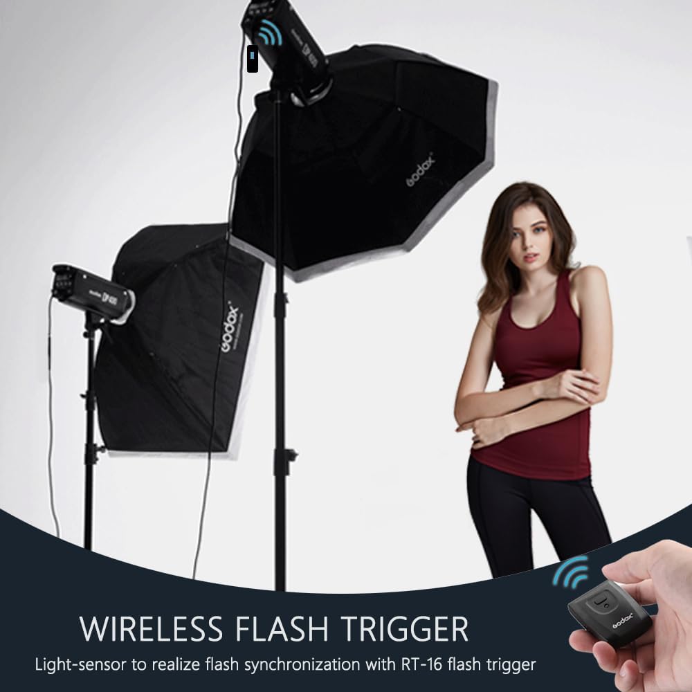 Studio Stroboskop Blitzlicht Kit, 300W x2