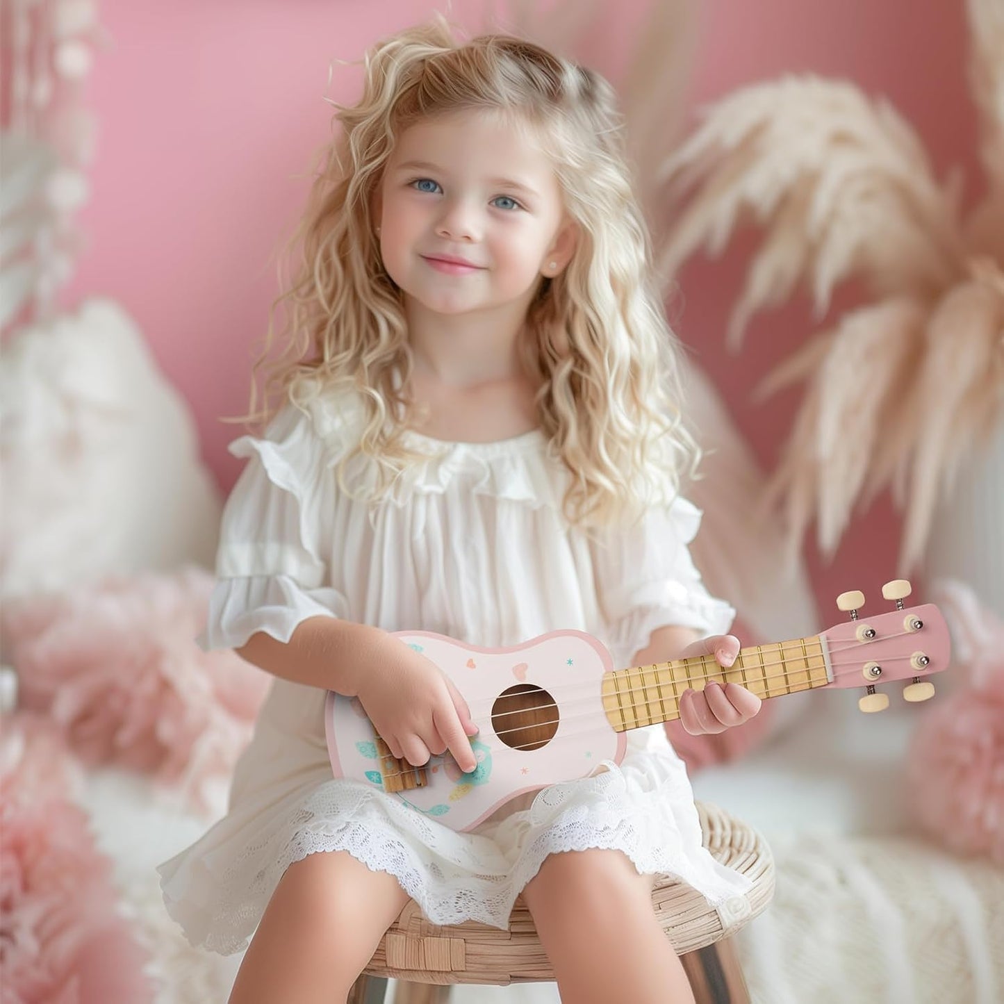 Musikinstrumente-Set für Kinder, Rosa