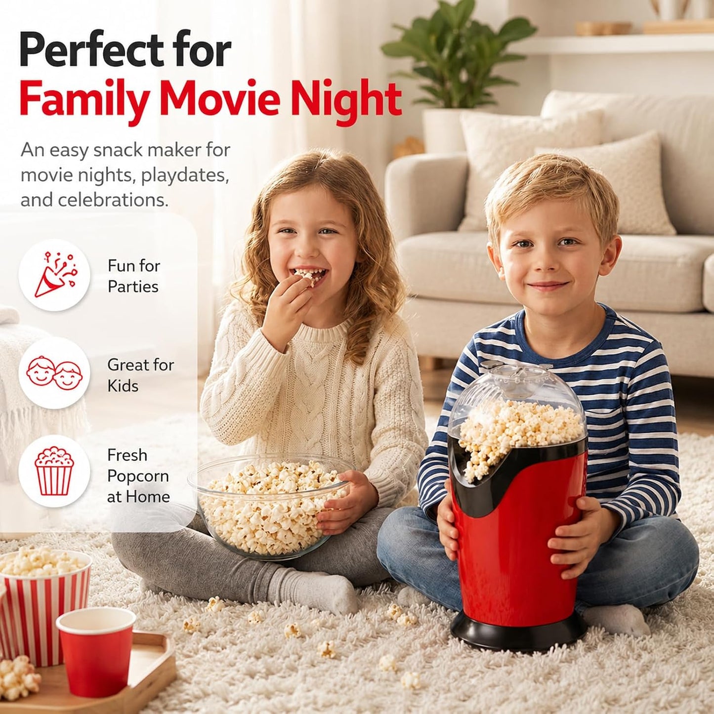 Heissluft Popcornmaschine